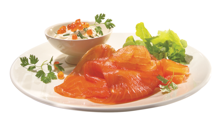 Norwegischer Räucherlachs