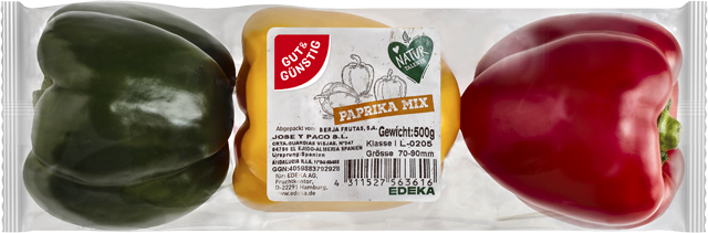 Gut & Günstig Mixpaprika 