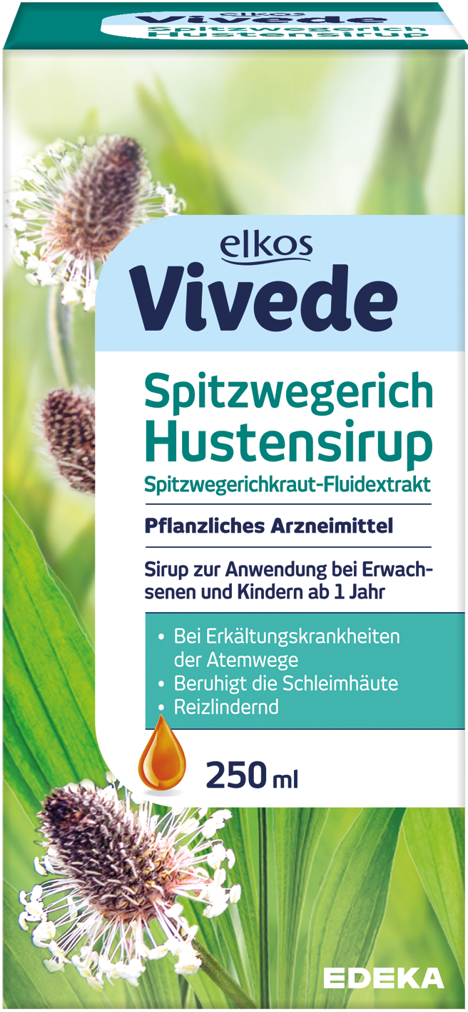 EDEKA elkos VIVEDE Spitzwegerich-Hustensirup
