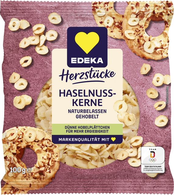 EDEKA Herzstücke Haselnusskerne gehobelt oder gehackt 