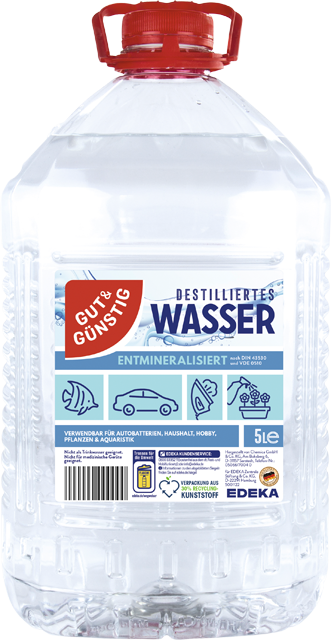 Gut & Günstig Destilliertes Wasser