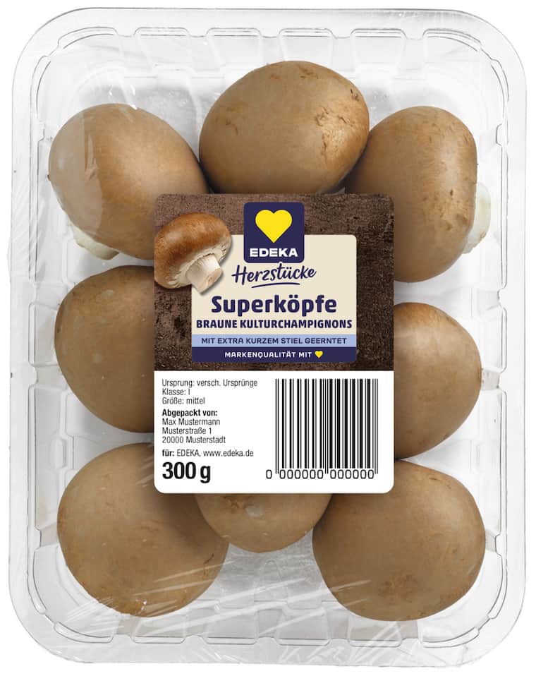 EDEKA Herzstücke Champignons braun
