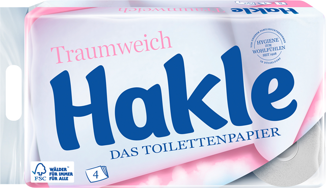 Hakle Toilettenpapier Traumweich 