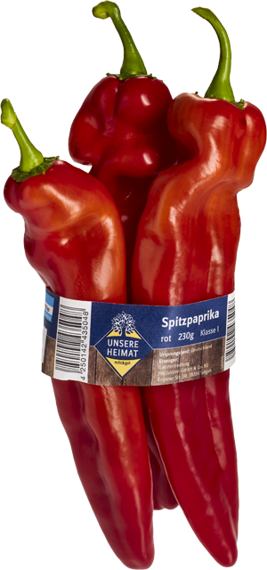 Unsere Heimat – echt & gut Spitzpaprika rot 
