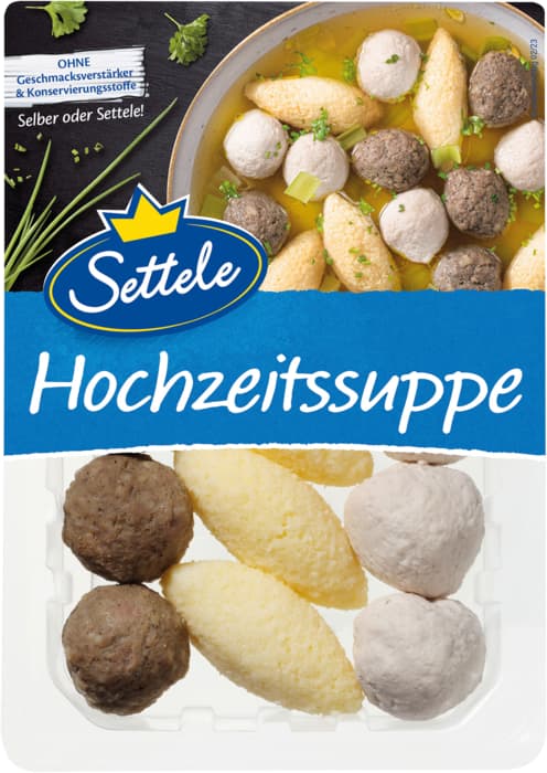Settele Hochzeitssuppe oder Eier-Flädle