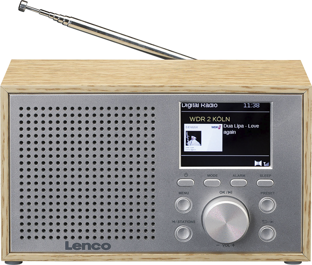 Lenco Digitalradio „DAR-017WH“ 