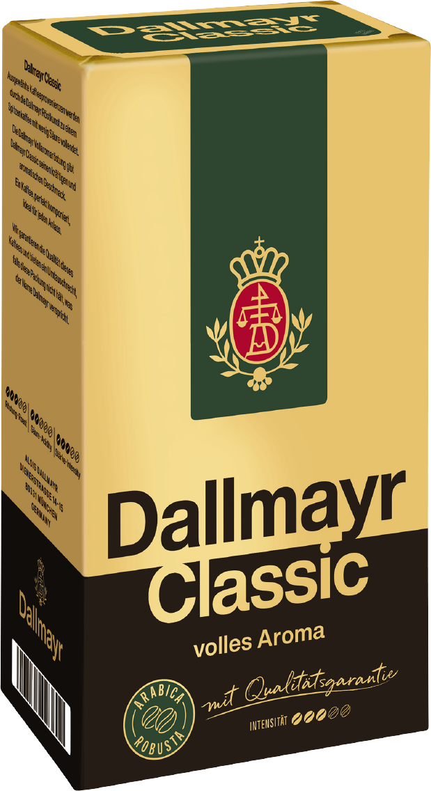 Dallmayr Classic gemahlener Bohnenkaffee