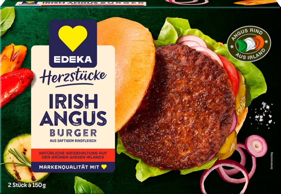 EDEKA Herzstücke Irish Angus Burger
