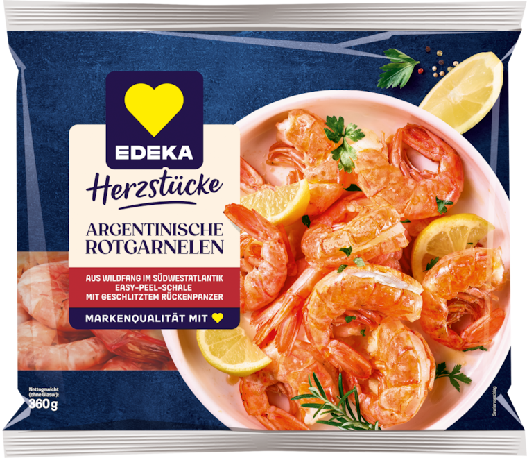 EDEKA Herzstücke Argentinische Rotgarnelen