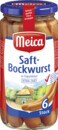Meica Saftbockwurst und Geflügelsaftwürstchen