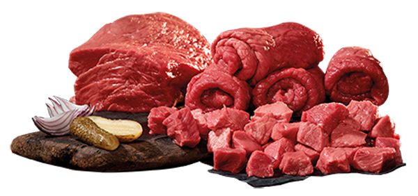 Rinderrouladen, Rinderschmorbraten oder Rindergulasch*