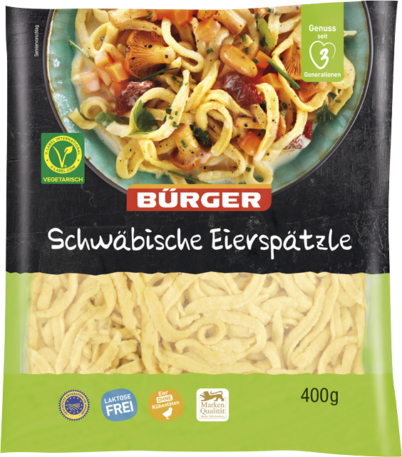 Bürger Schwäbische Eierspätzle, Kartoffel-Schupfnudeln