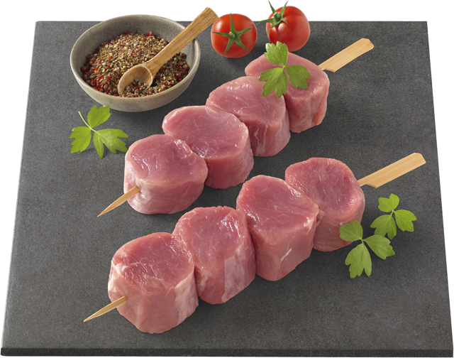 Zarte Schweine-Filetspieße natur