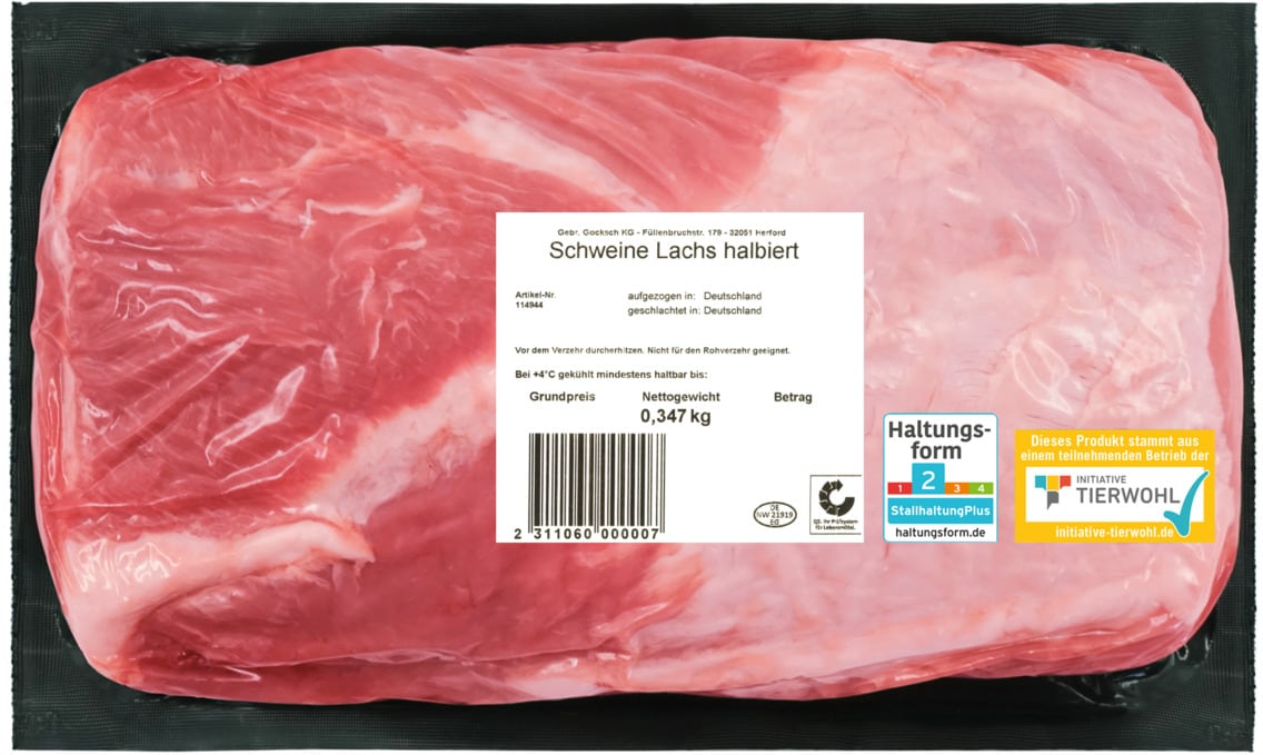 Schweinelachse