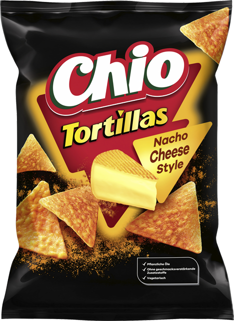 Chio Tortillas Nacho Cheese Style oder Wild Paprika