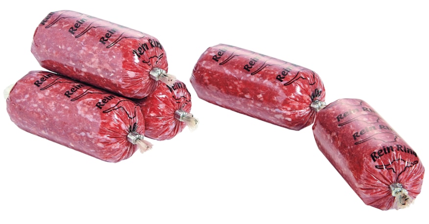 Rein-Rind* oder Zwiebel-Mettwurst*