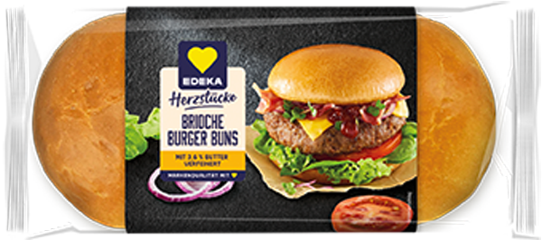 EDEKA Herzstücke Brioche-Burger-Buns