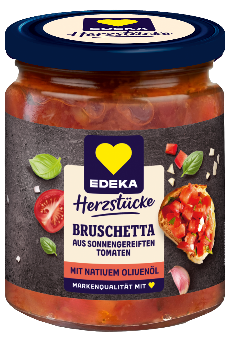 EDEKA Herzstücke Bruschetta oder Halbgetrocknete Tomaten