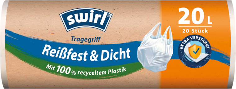 Swirl Müllbeutel mit Tragegriff