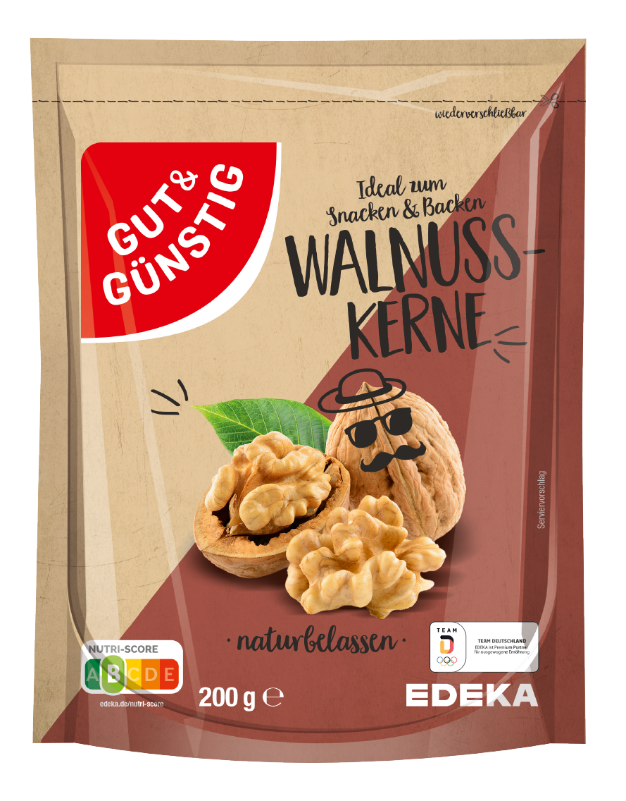 3 x GUT&GÜNSTIG Walnusskerne