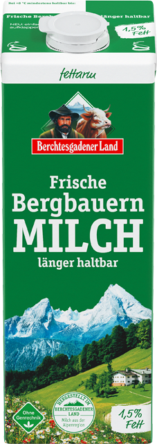 Berchtesgadener Land Frische Bergbauern Milch