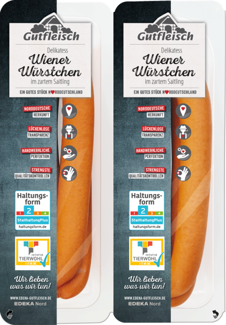 Gutfleisch Delikatess Wiener Würstchen