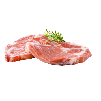 Frische Schweinenackenkoteletts