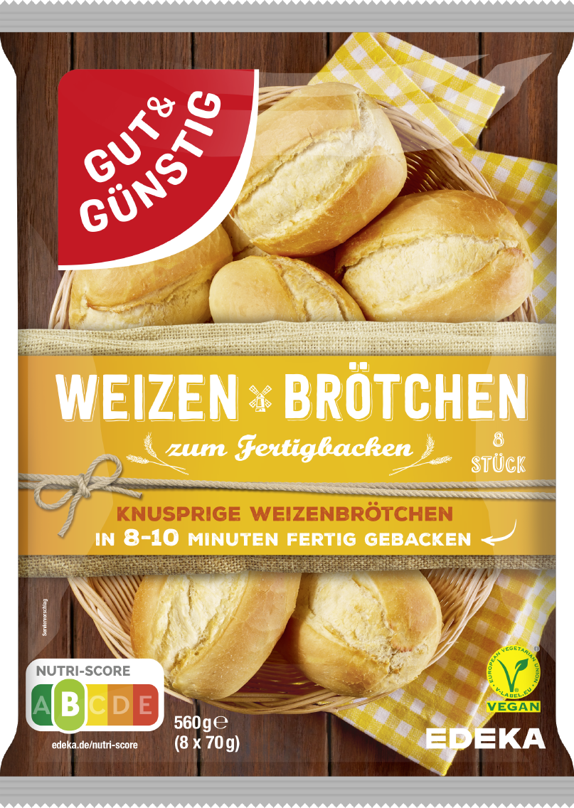 GUT&GÜNSTIG Weizenbrötchen oder Vital & Fit Mehrkornbrötchen