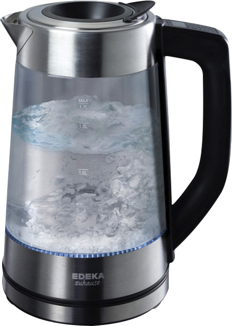 EDEKA zuhause Glaswasserkocher Easy Fill WK-0828E1