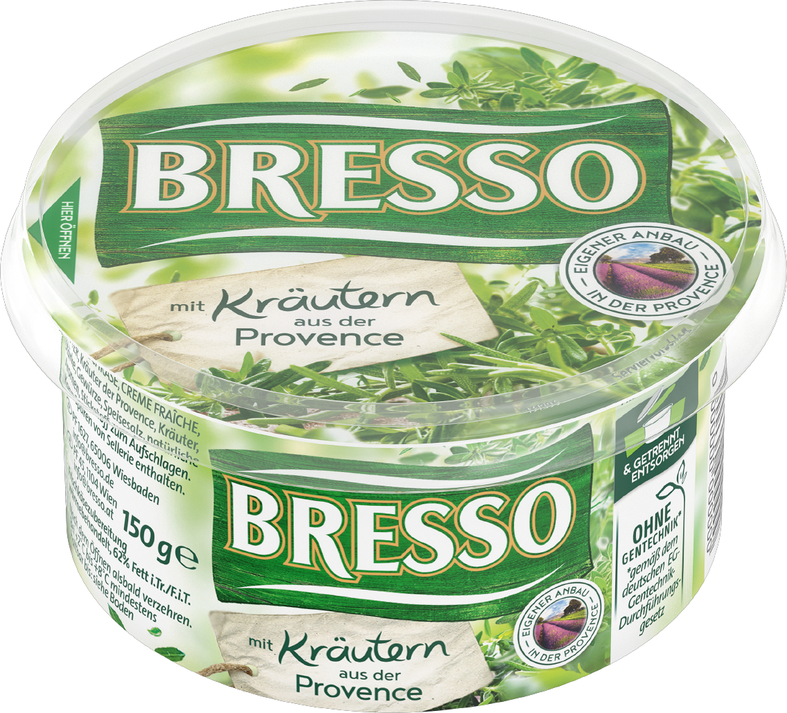 Bresso Frischkäsezubereitung