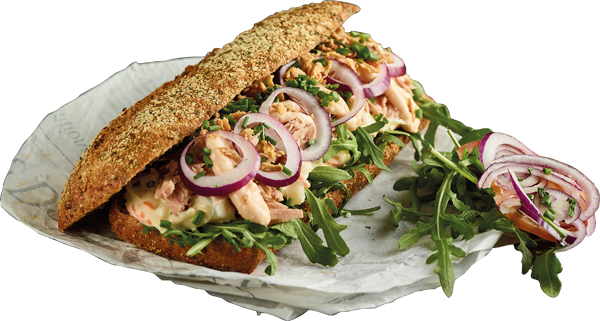 Feuriges Tuna-Chefbaguette