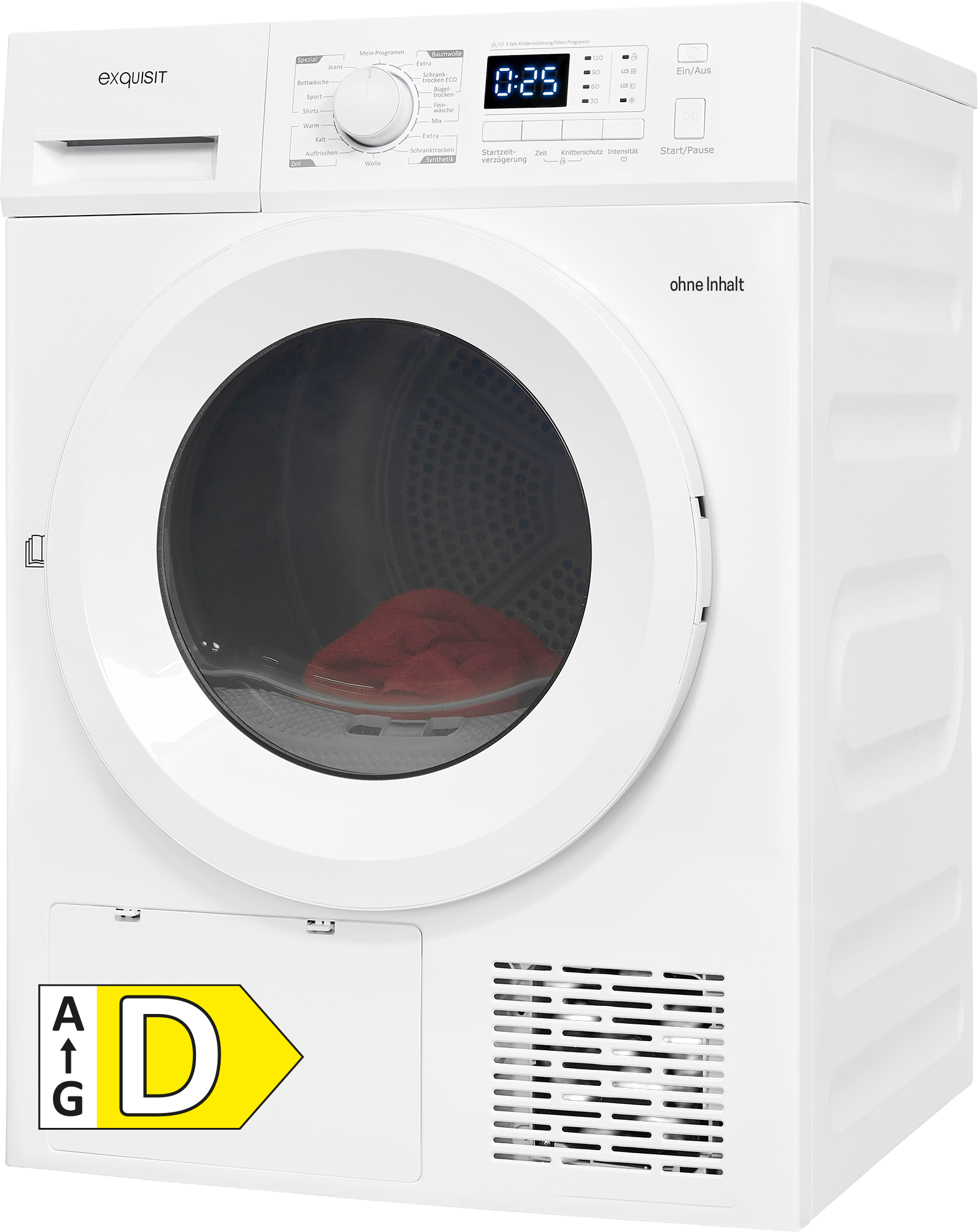 Exquisit "TWP 1001-030D" Wärmepumpentrockner