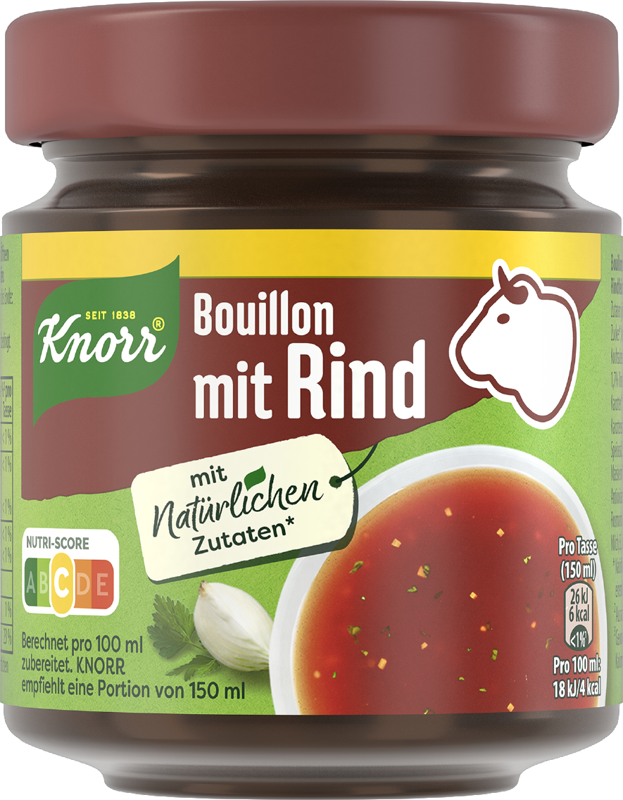 Knorr Brühe oder Bouillon