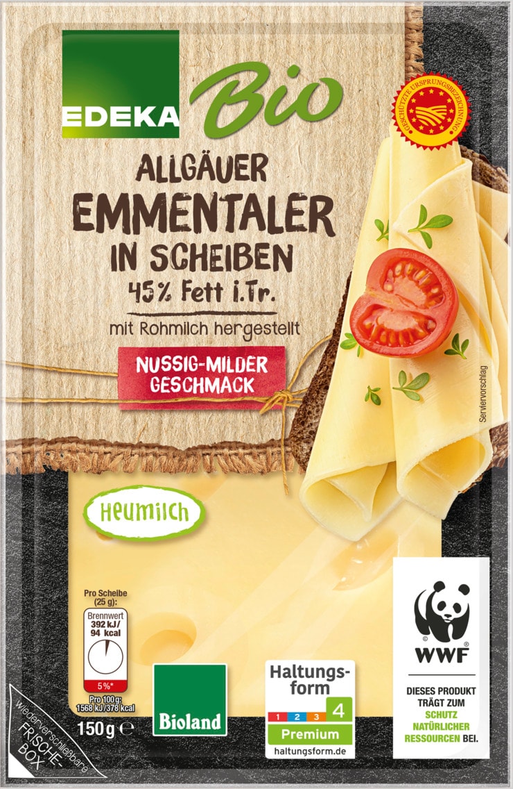EDEKA Bio WWF Allgäuer Emmentaler