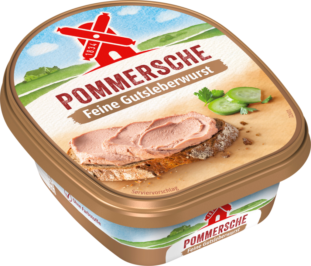 Rügenwalder Pommersche Leberwurst oder Teewurst