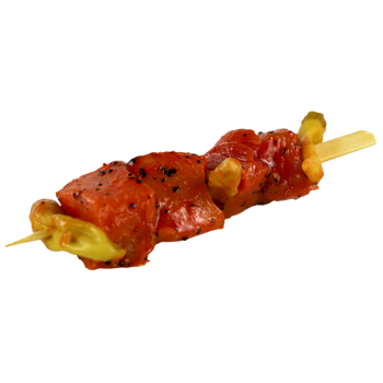 Schweinerücken-Spieß „Peperoni"