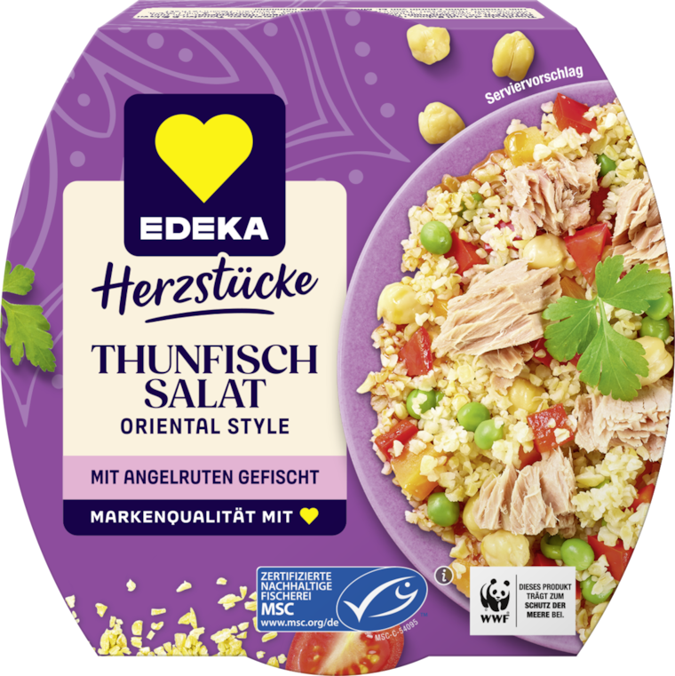 EDEKA Herzstücke MSC Thunfisch Salat