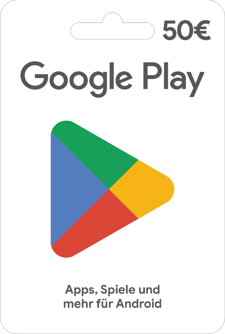 Google Play Geschenkkarte 50 €
