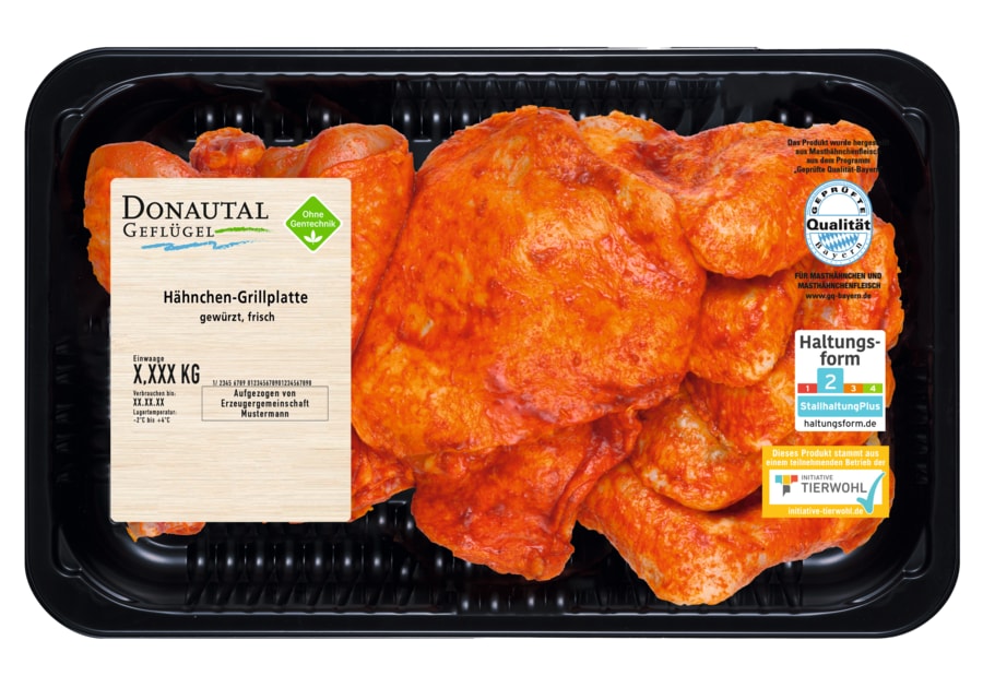 Donautal Hähnchen Grillplatte