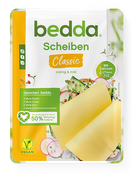 Bedda Vegane Scheiben* oder Frischcreme Orientalische Dattel