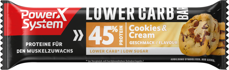 Power System Professional-Performance-Snack-Power oder Active-Lifestyle-Lower-Carb-Bar