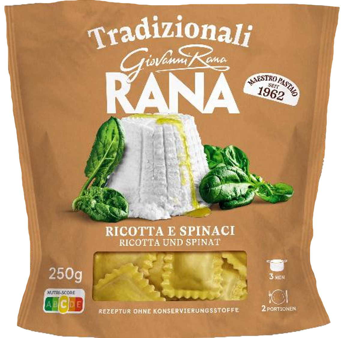 Giovanni Rana Tortelloni oder Ravioli