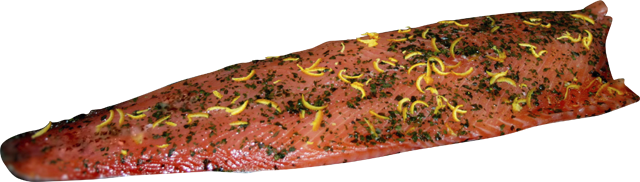 Orangen-Basilikum-Lachs