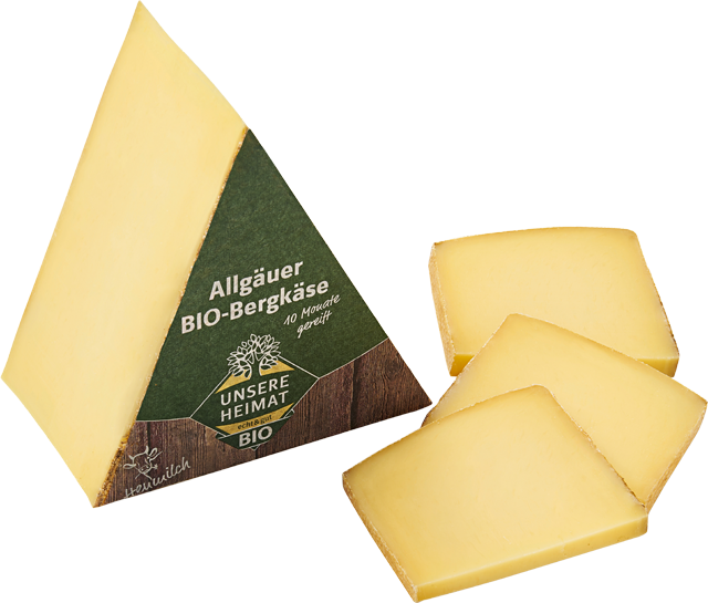 Unsere Heimat – echt & gut Bio Allgäuer Bergkäse 