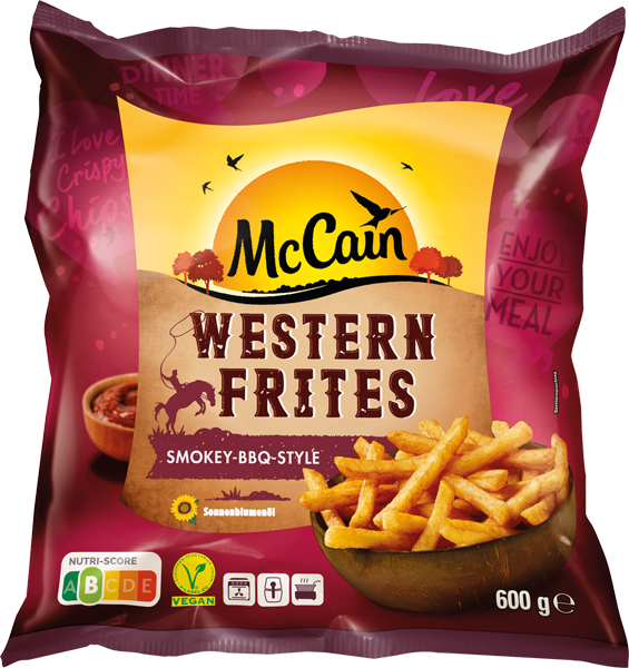 McCain 1-2-3 Original, Western, Curvers, Deluxe oder Crispers