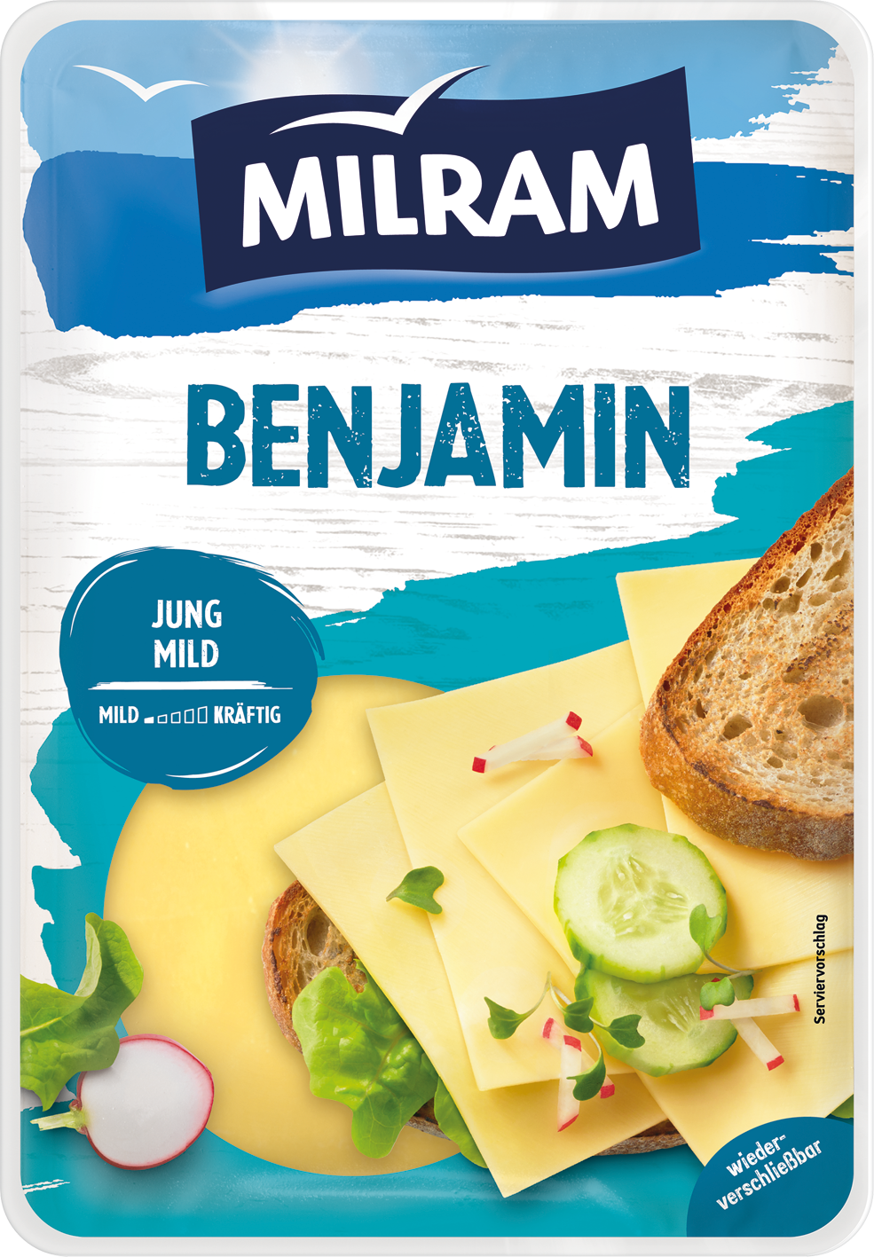 Milram Schnittkäsescheiben oder Reibekäse