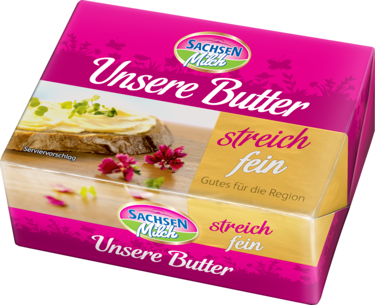 Sachsen Milch oder Vogtlandweide Butter