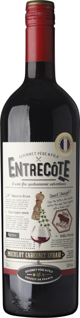 Frankreich: Entrecôte Merlot Cabernet Syrah IGP 