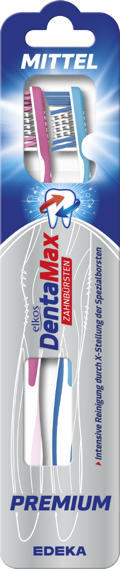 Elkos DentaMax Zahnbürsten Premium oder Gebissreiniger
