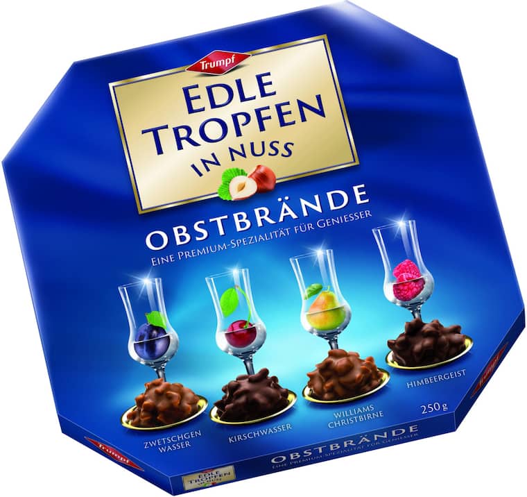 Trumpf Edle Tropfen in Nuss